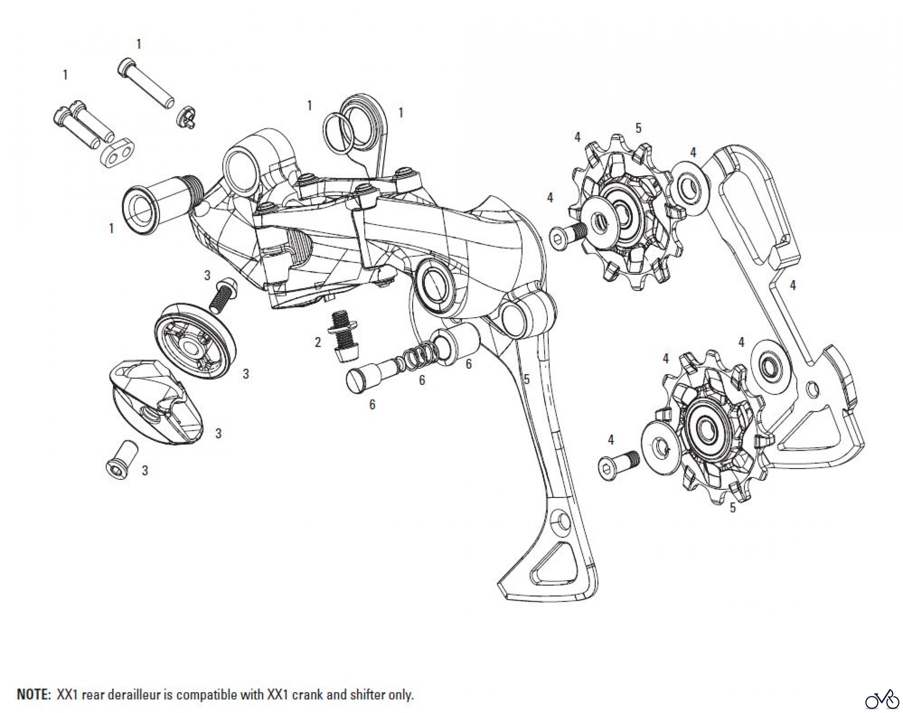 8 speed sram derailleur