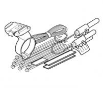 Fahrradzubehör HALTER ASTRALE LENKERMITTE SENSOR MIT KABELBINDER