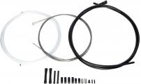 Freizeit Schalt-/ Bremskabel-Kit SlickWire 4 mm / Rennrad und MTB / schwarz / Schaltkabel / Pro