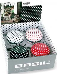 Fahrradzubehör BASIL BIG BELL POLKADOT POS VERPACKUNG, 4 STCK.