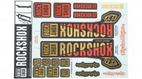 Werkstatt & Lagerung DECAL KIT ROCHSHOX TROY LEE DESIGNS GOLD/ORANGE