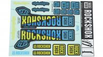 Werkstatt & Lagerung DECAL KIT ROCHSHOX TROY LEE DESIGNS BLAU/GELB