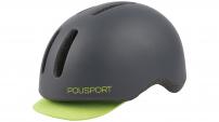 Fahrradzubehör HELM POLISPORT COMMUTER GR.M DARK GREY/FLUO YELLO