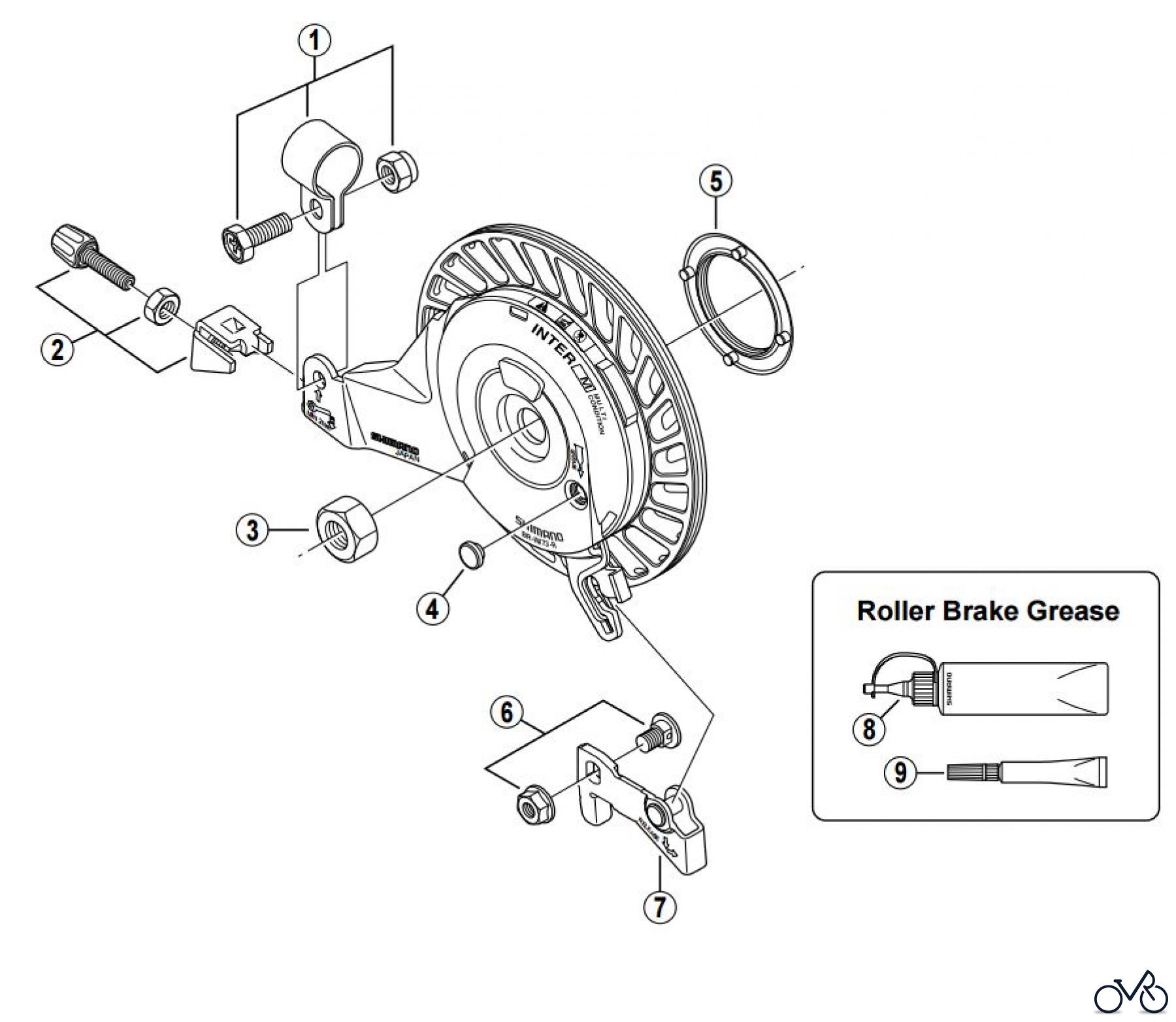 Shimano BR Brake - Bremse BR-IM73-R -2638 Ersatzteile online kaufen