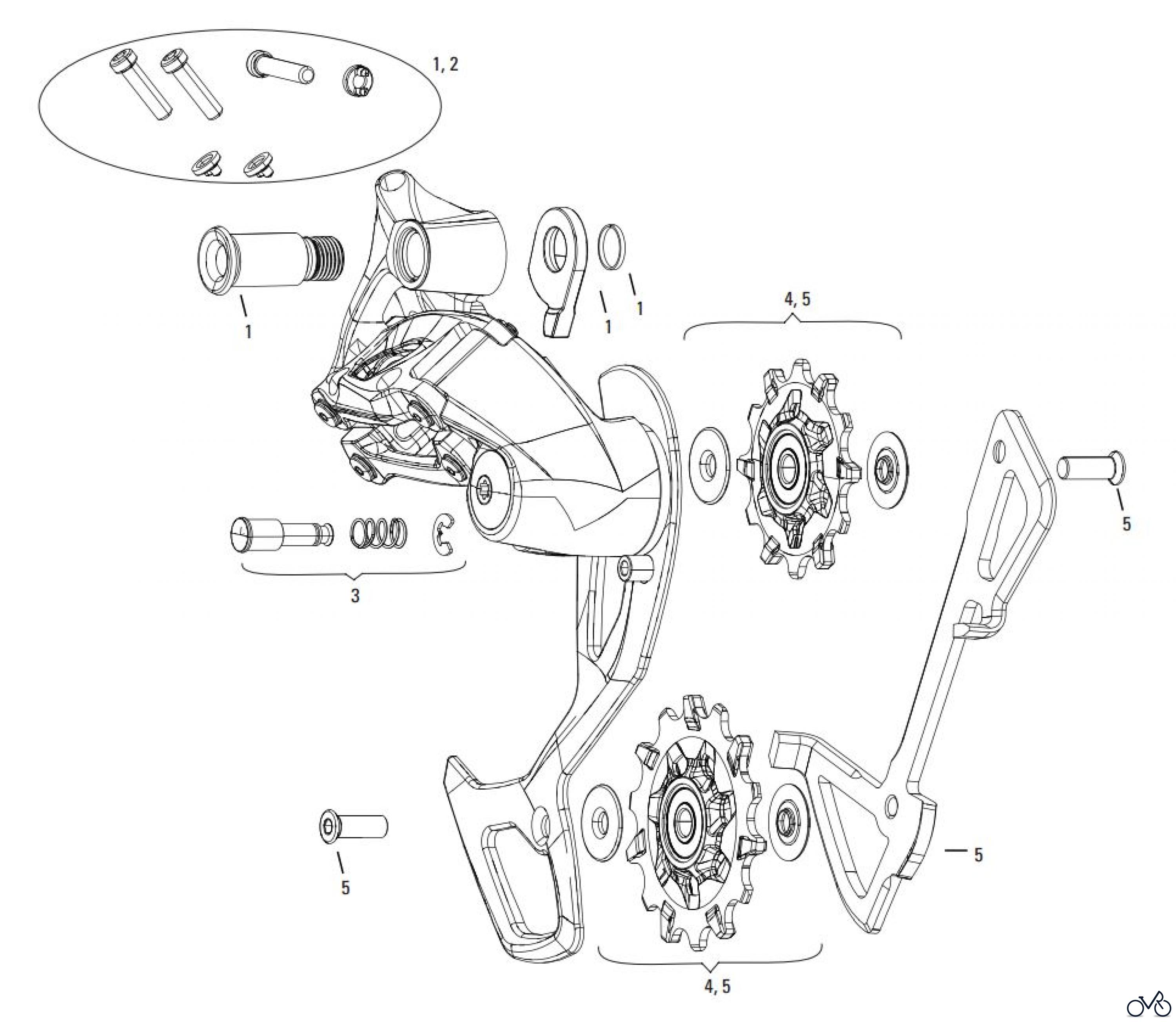 10 speed sram derailleur