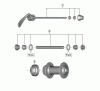 Shimano HB Hub - Vordere Nabe Ersatzteile HB-QC300 Vorderradnabe