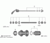 Shimano FH Free Hub - Freilaufnabe Ersatzteile FH-QC300-HM FREEHUB (11/10/9/8-speed) 