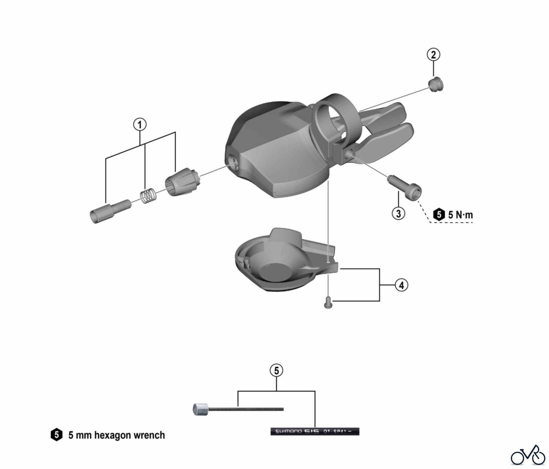  Shimano SL Shift Lever - Schalthebel SL-U6050, SL-U4050  CUES Shifter