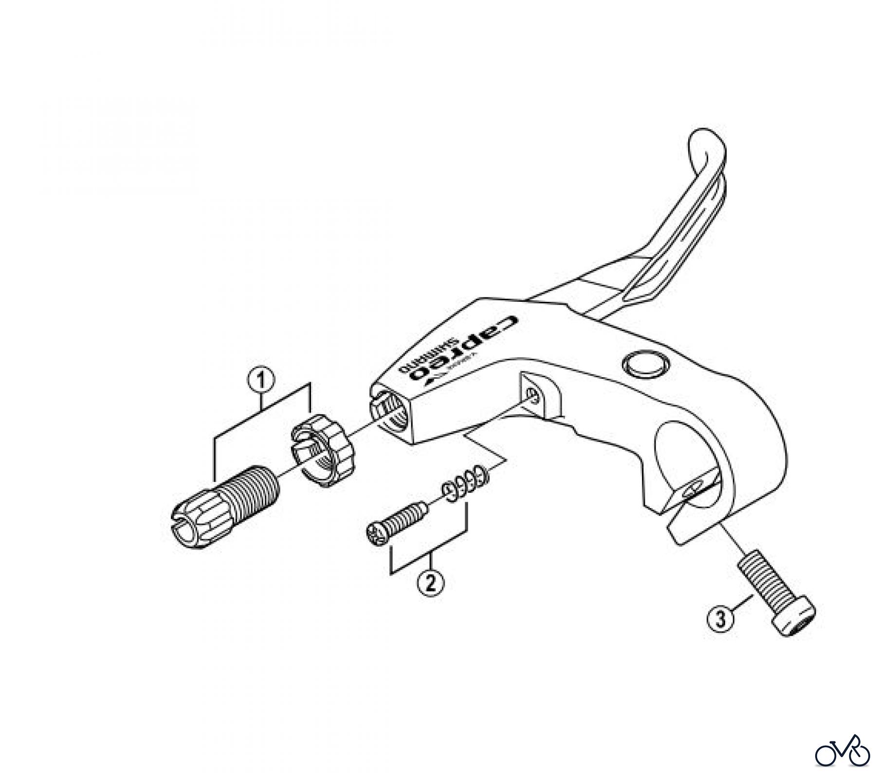  Shimano BL Brake Lever - Bremshebel BL-F700