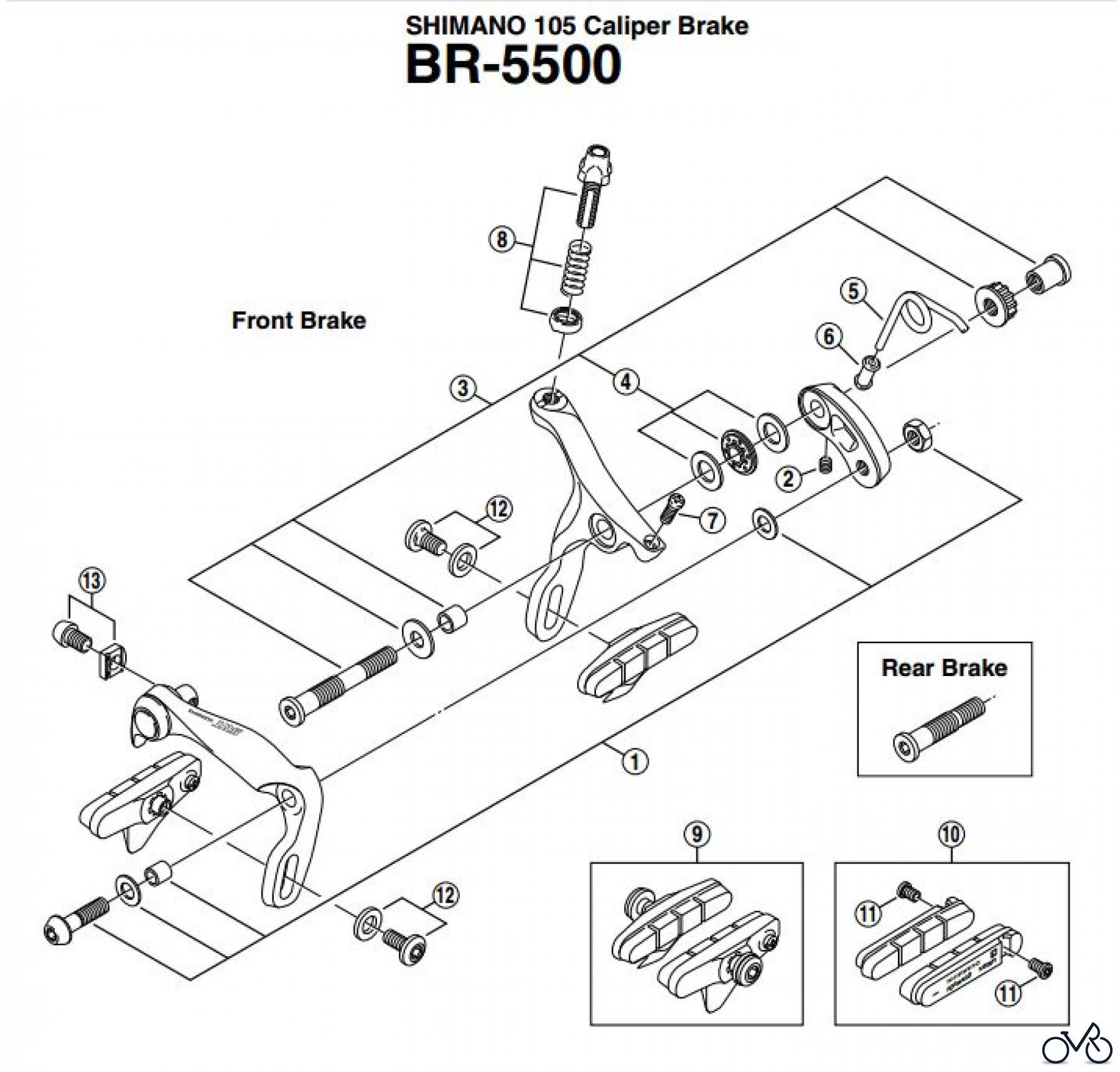  Shimano BR Brake - Bremse BR-5500
